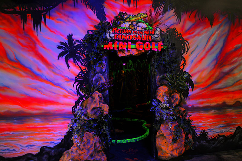 Black Light Mini Golf