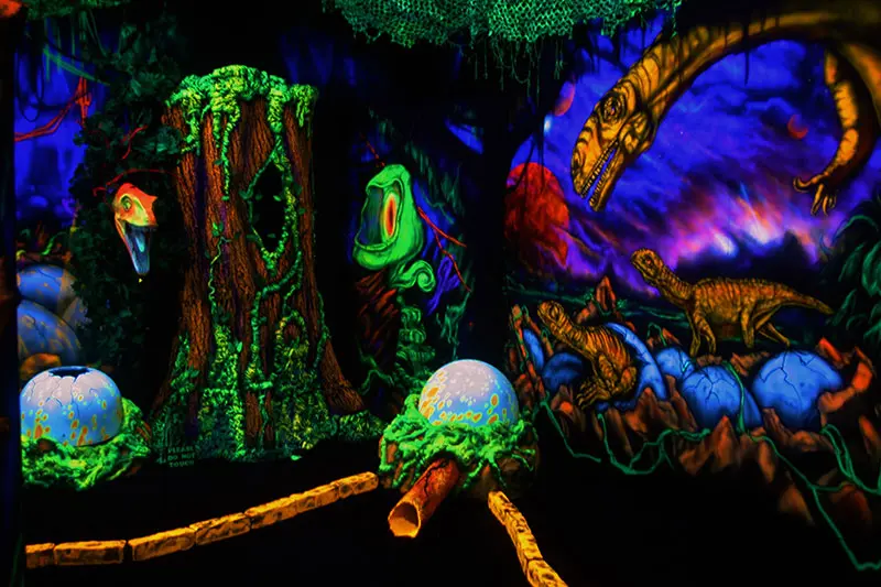 Black Light Mini Golf
